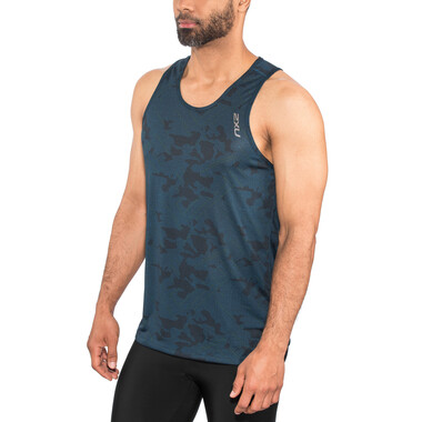 Camiseta de tirantes 2XU GHST Azul/Negro 2020 0
